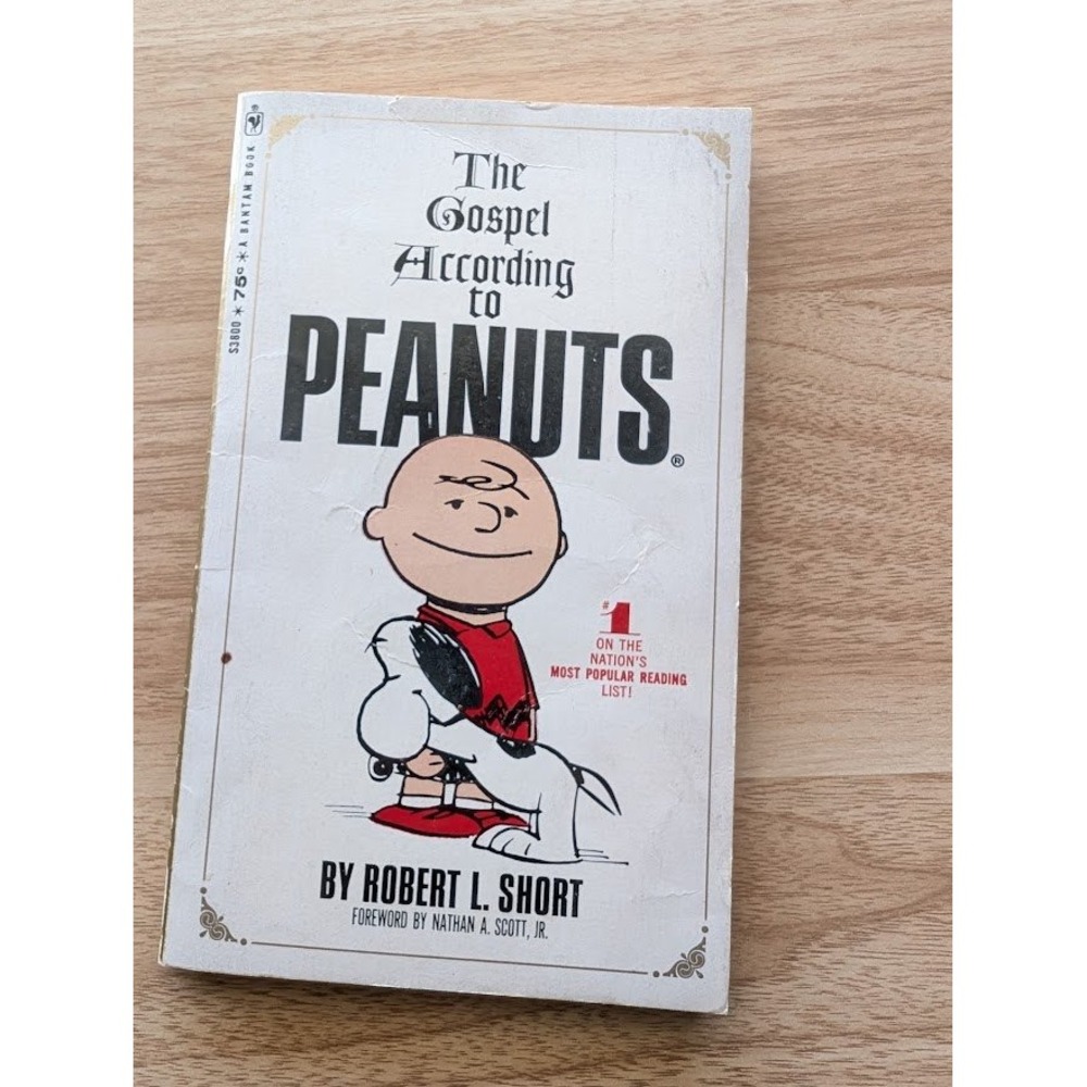 The Gospel According to Peanuts Robert L Short 1968 Bantam Paperback Good Snoopy